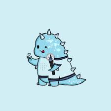 Facebook gives people the power to share and makes the world. Gambar Kartun Dino Biru Gambar Wallpaper Foto