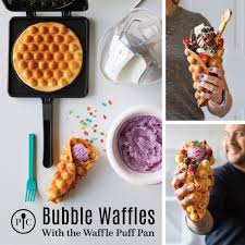 Waffle Puff Pan Pampered Chef Consultant Pampered Chef Recipes Bubble Waffle
