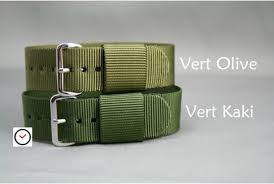 Us Military Watch Strap Olive Green Nylon Resistant Fabric