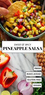 Fresh Pineapple Salsa Recipe In 2021 Pineapple Salsa Recipe Fresh Pineapple Salsa Recipe Salsa Recipe