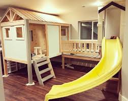 Basement Playhouse Plan Mash Up Anawhite Playhouse Indoorplayhouse Basement Basementplayhouse Jenwoodhouse Play Houses Indoor Playroom Indoor Playhouse