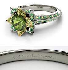 Tiana Engagement Ring Disney Engagement Rings Engagement Rings Princess Ring
