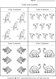 Counting coloring pages are a fun way for kids of all ages to develop creativity, focus, motor skills and color recognition. Coloring Number Worksheets