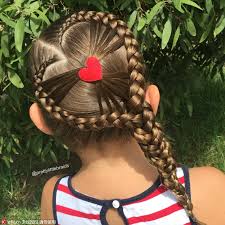 Braided bang hairstyles can take an everyday beauty look from ordinary to extraordinary. Fancy Hair Braids On Little Girl Amaze Social Media 1 Chinadaily Com Cn