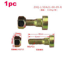1pc Forklift Wheel Hub Screws Tire Rim Screws Stud And Female for Hangcha  1-1.8T