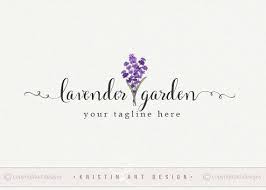 Lavender Flowers Logo Lavender Watermark By Kristinartdesign Flower Logo B Letter Logo Lettering