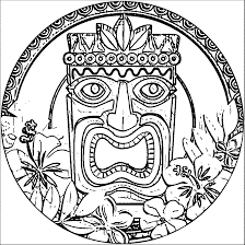 Hawaiian flower coloring pages printable tag on vanguardblog co Hawaii Coloring Pages Printable Coloring Home
