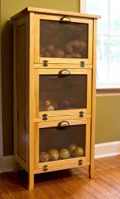 Potato And Onion Bin Wooden Storage Bins Wooden Storage Onion Storage