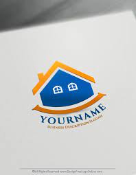 Real Estate Logo Maker Happy Home Logo Design Ideas Logo Maker Home Logo Real Estate Logo