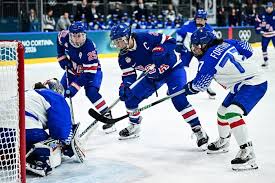 All the action in high-stakes USA v. Italy Olympic hockey quarterfinal