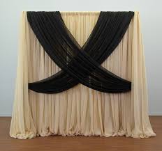 Black And Gold Backdrop Curtains Pin On Alexander Party