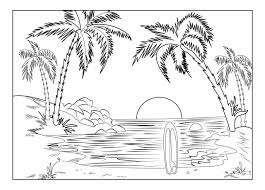 Printable coloring pages for kids and adults. Sunset Coloring Pages Free Printable Coloring Pages For Kids