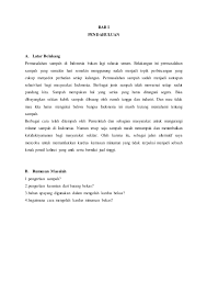 10 Contoh Latar Belakang Proposal Kegiatan Usaha Dll Doc