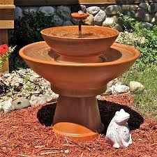 The multi pots fountain features three levels of pouring water. Home Dzine Garden Ideas Make Your Own Clay Pot Water Feature