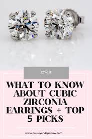 Though usually colorless, it can also be made in nearly any color, including soft yellow, characteristic of some diamonds. Top 5 Best Cubic Zirconia Earrings 2021 Paisley Sparrow