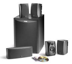 Polk Audio Rm6750 5 1 Channel Home Theater Speaker System Set Of Six Black In 2020 Home Theater Speaker System Polk Audio Home Theater Speakers