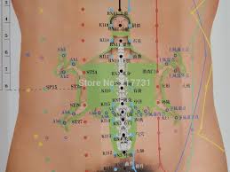 us 18 67 17 off abdominal acupuncture point wall chart real person picture abdominal hologram abdominal meridian points and abdominal bakuo in