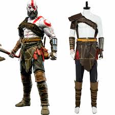 God of War 4 Kratos Nordic Outfit Cosplay Costume Armor Spartan Battle Suit  | eBay