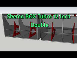 More images for ukuran box turbo 12 inch » Skema Box Miniatur Subwoofer Turbo 12 Inch Double Box Turbo Dengan Port Angin Youtube