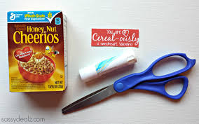 Crafts made from recycled cereal boxes. Cereal Valentine S Day Gift Idea Cereal Ously Crafty Morning