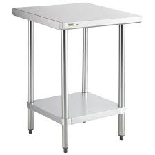 Make the most of your workspace with sevillemake the most of your workspace with seville classics multifunctional and versatile commercial nsf stainless steel top worktable. 24 X 24 Stainless Steel Commercial Work Table W Galvanized Legs And Undershelf