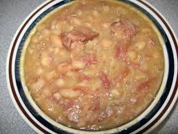 Crock Pot Ham Bone And Beans Recipe Food Com Recipe Crockpot Ham Ham Bone And Beans Recipe Bean Soup Recipes