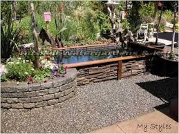 Oberirdischer Koi Teich Gartenteich Garten Teich Wie Zu Bauen Garten Landschaftsbau Teich In 2020 Teichlandschafts Gartenteich Hintergarten