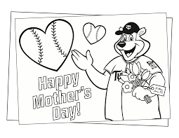 Cute animal themes, birthday hats, balloons, cards, and cakes. Minnesota Twins Tc Bear Found Some Coloring Pages Find Facebook