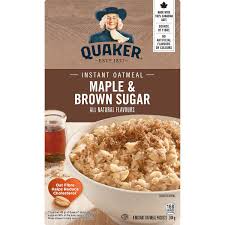 Quaker Maple Brown Sugar Instant Oatmeal Walmart Canada