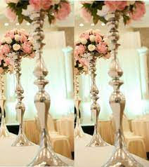 Transform your dining room table with fun and colorful table decorations, like candle holders, table vases, napkin rings, candles, and other decorative objects. Tall Candle Holders For Wedding Centerpieces Off 70 Free Delivery
