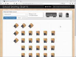 Classroom Layout Tool School Seating Charts