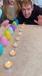 Funny Easter Candle Blow Game for Family Fun