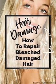 Here, four professional hairstylists explain how to repair bleached hair to keep it strong, healthy, and shiny. Pin By Keela Whetsel On Hair Bleach Damaged Hair Damaged Hair Repair Damaged Hair