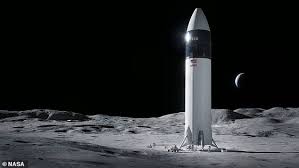Moon with rocket in eye. Elon Musk S Spacex Will Bring First Woman To The Moon After Signing Rocket Deal With Nasa Baba Ki Vani