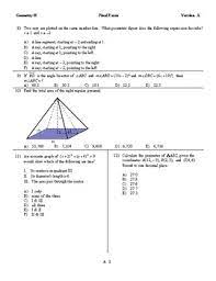 We all know that reading geometry a final exam review packet is helpful, because we can easily get too much info online in the resources. 2018 Honors Geometry Final Exam 6 Versions Pdf Format By Dwight Swanson