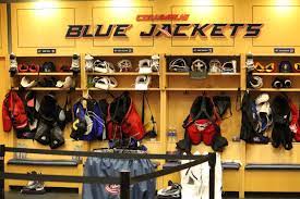 Columbus Blue Jackets Locker Room Fanfest Daniel Severns Blue Jackets Columbus Blue Jackets Blue Jacket Locker Room