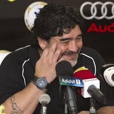 Maradona gets 1st victory as coach in UAE