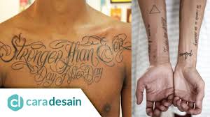 Gambar motif tato keren di tangan. Download 92 Contoh Tato Tulisan Latin Di Dada Terbaik