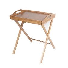 Bamboo Folding Wood Tv Tray Dinner Table Coffee Stand Serving Snack Tea Portable Folding Dining Table Table Serving Tray Wood Dining Table