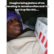 Do people always visit KFC when traveling to Jamaica?