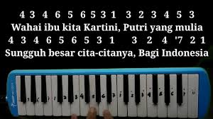 Olehnya itu, kami ingin membagikan not angka lagu untuk siapapun yang ingin memainkannya dengan menggunakan piano aaupun pianika. Not Angka Pianika Ibu Kita Kartini By Queen Icha