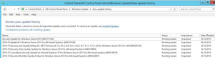 Also i donot want to update feature update of version 1909 but how to stop this. Pending Update Issue With Windows Server 2012 Born S Tech And Windows World
