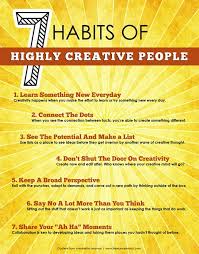 7 Habits Of Highly Creative People 7 Habits Creative People Creativity Quotes