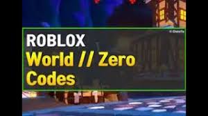 These have a limited lifespan, and can only be redeemed once per player. Roblox World Zero New Code Youtube