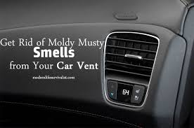 Easy And Free Fix Get Rid Of Moldy Musty Smells From Your Car Vent With Images Car Vent Car Smell Car