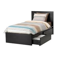 Most of our storage beds have drawers underneath that you can pull out on at least one side of the bed. Ikea Malm Bed Frame Storage Novocom Top