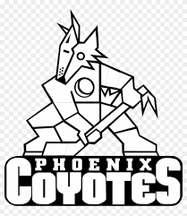 Phoenix Coyotes Logo Black And White Arizona Coyotes Hd
