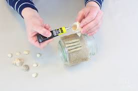 Die fantasie gestaltet daraus eine tolle maritime deko. Diy Windlicht Mit Holz Und Muscheln Naturlich Deko