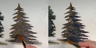 Watercolor painting techniques by peter humeniuk of bigbrush.com. How To Paint Trees With Watercolor