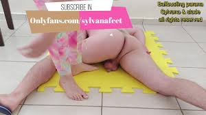 Smashing balls hard while the domme dance. Ballbusting